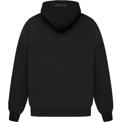 Fear of God Essentials Black Hoodie SS23: Premium Oversized Comfort for Everyday Style