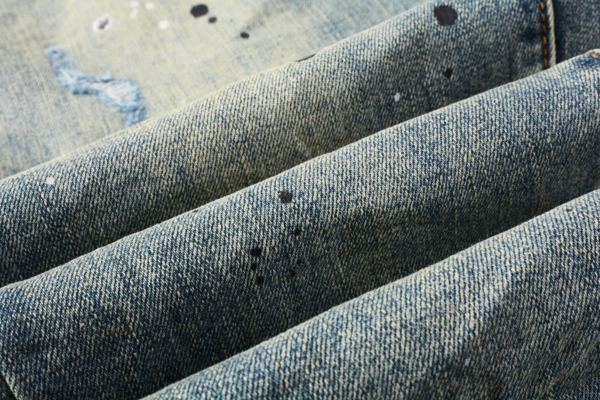 Purple Slim Fit Jeans