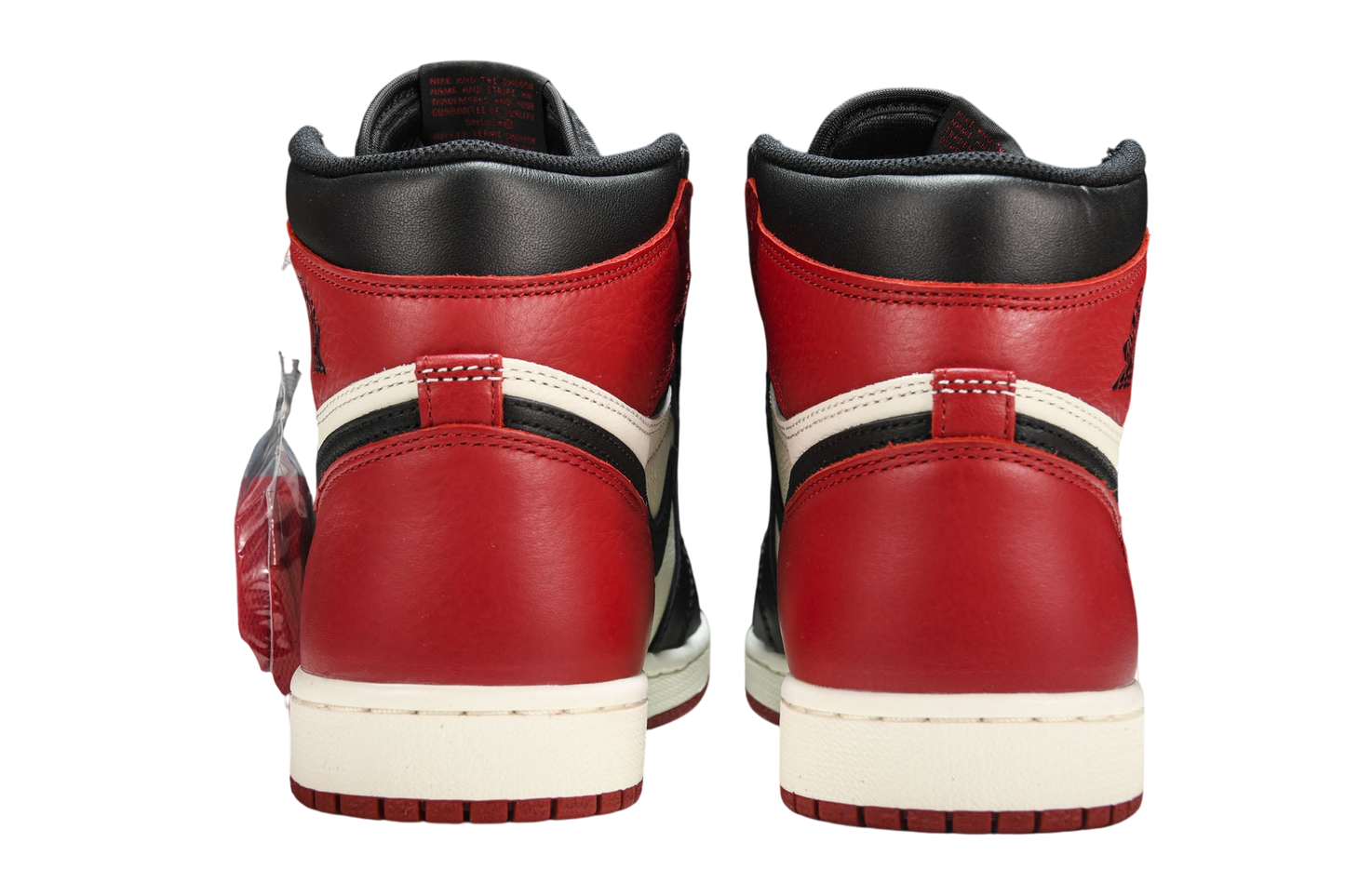 Iconic Air Jordan 1 Retro High 'Bred Toe' Premium Leather Basketball Sneakers
