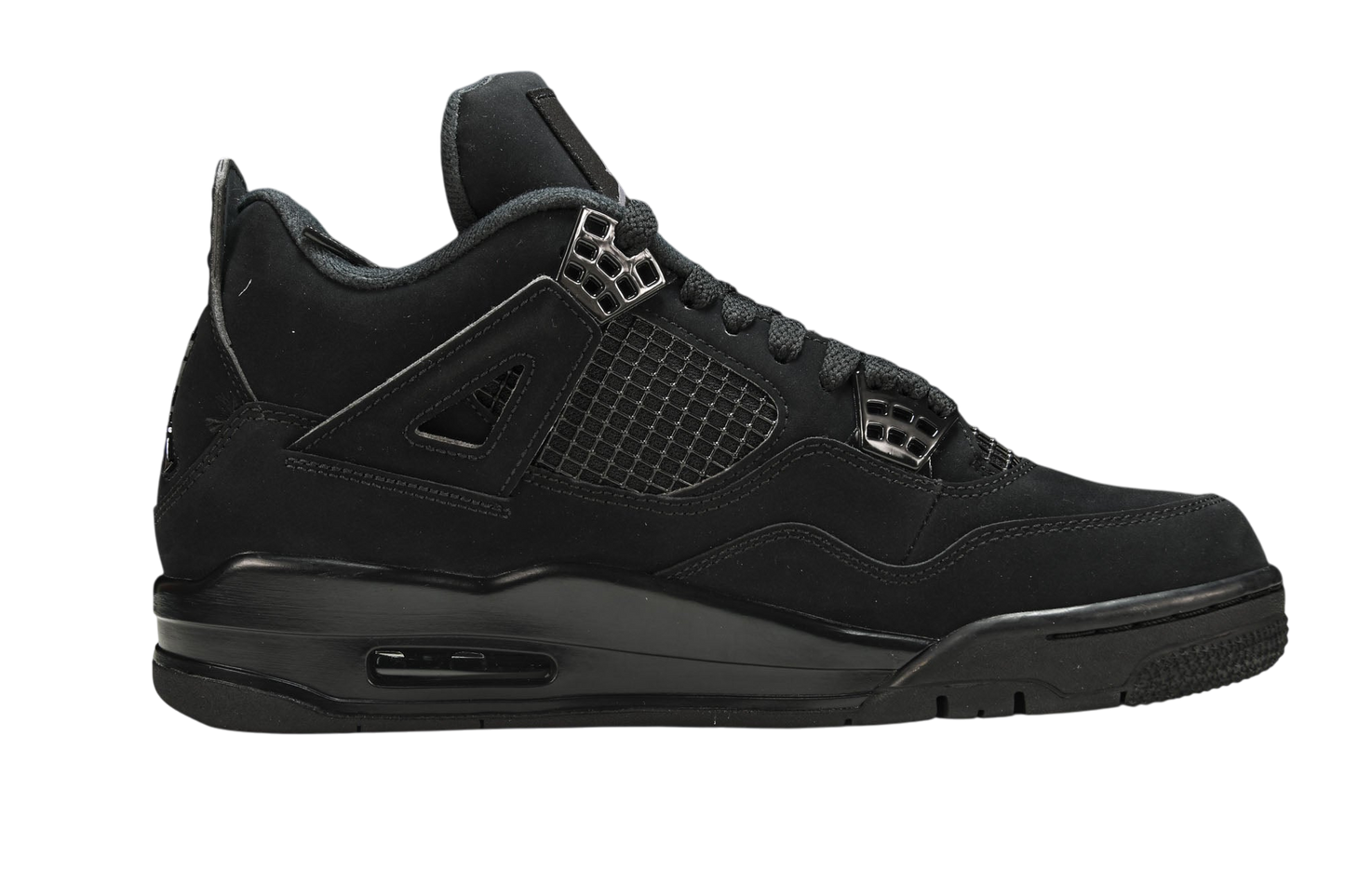 Air Jordan 4 Retro Black Cat 2020 Premium Suede Men's Iconic Sneakers