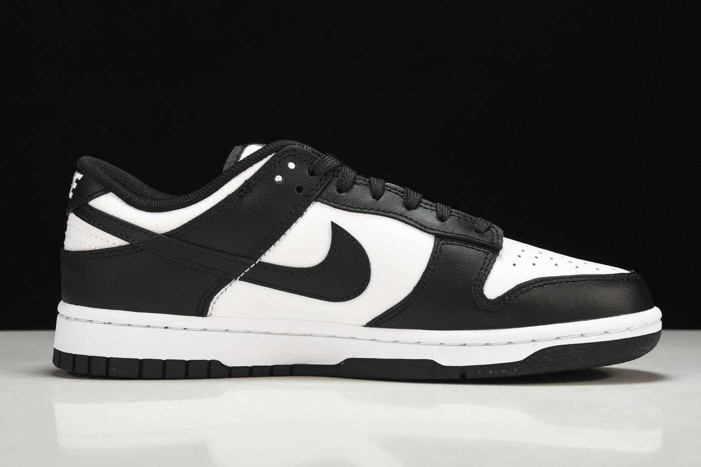 Iconic Nike Dunk Low Panda Sneakers: Classic Black White Retro Style Footwear