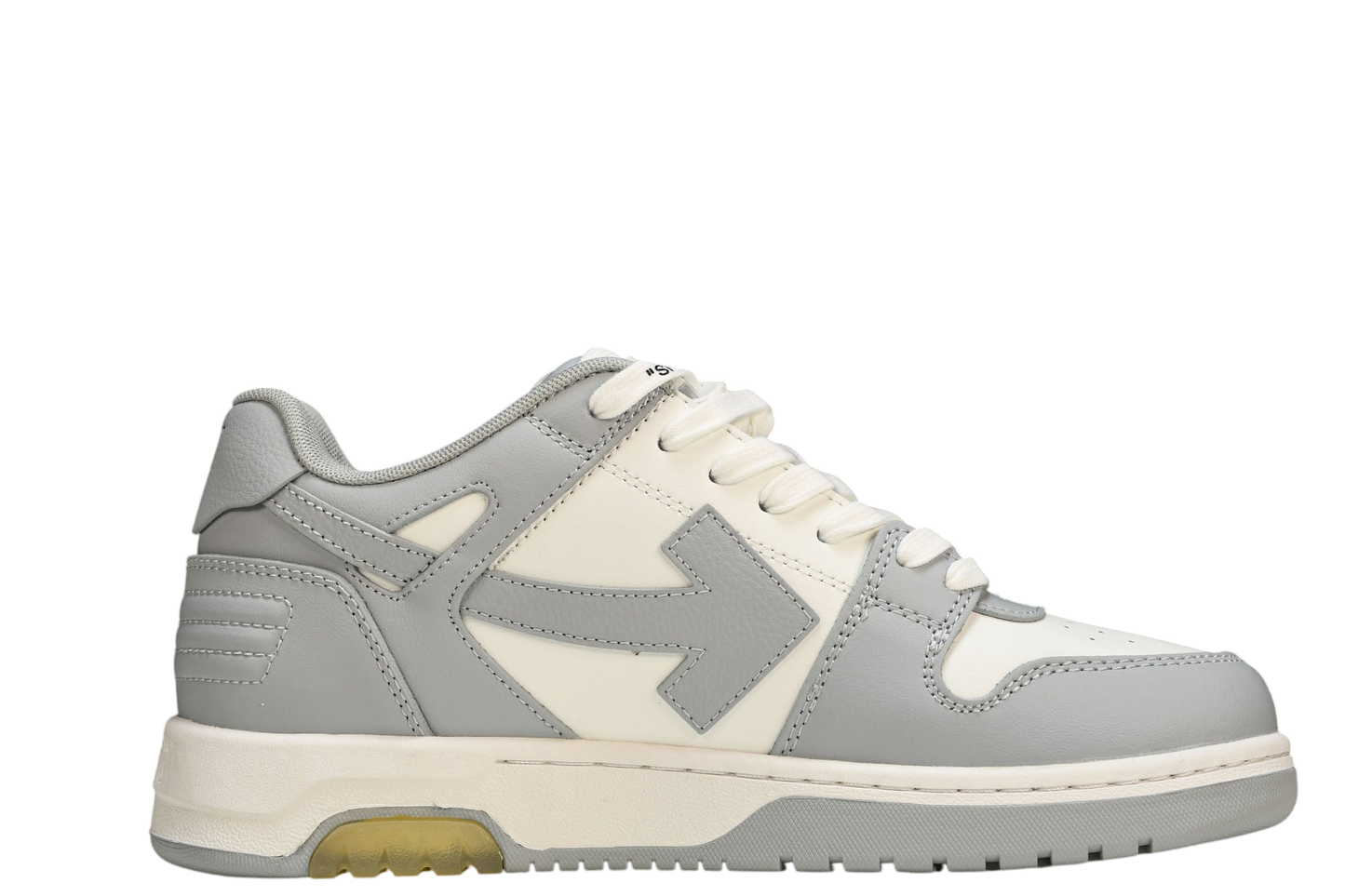 Off-White Out Of Office OOO Low-Top Sneakers Grey White Casual Shoes