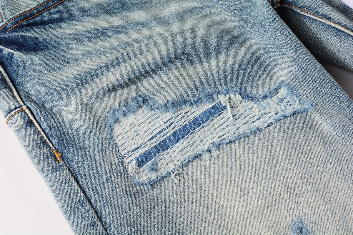 Purple Slim Fit Jeans