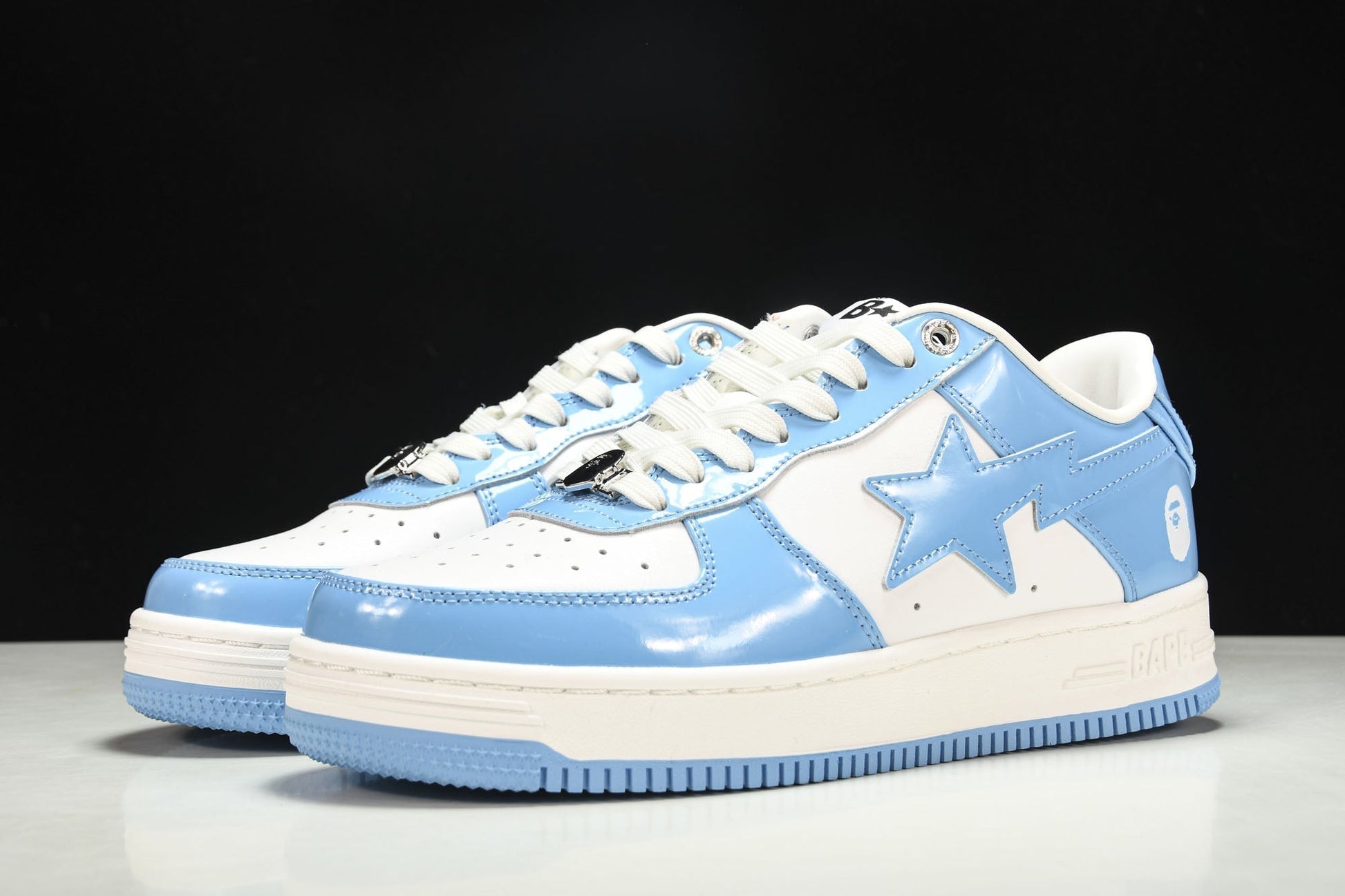 Iconic BAPE STA Low Blue UNC Sneakers - Premium Streetwear Shoes