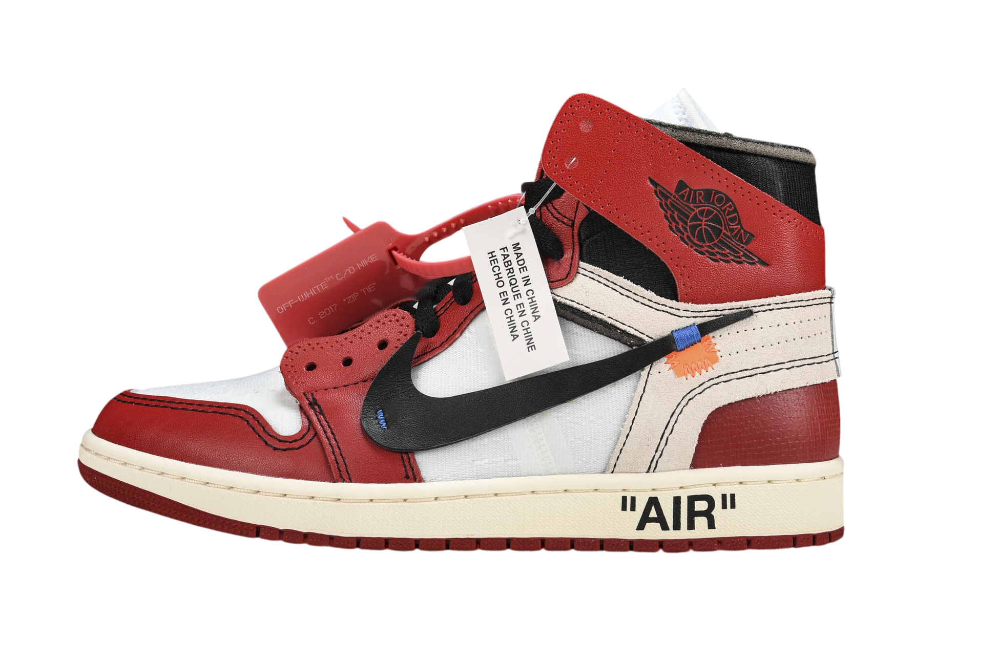 Exclusive Air Jordan 1 Retro High Off-White Chicago Sneakers - Iconic Design