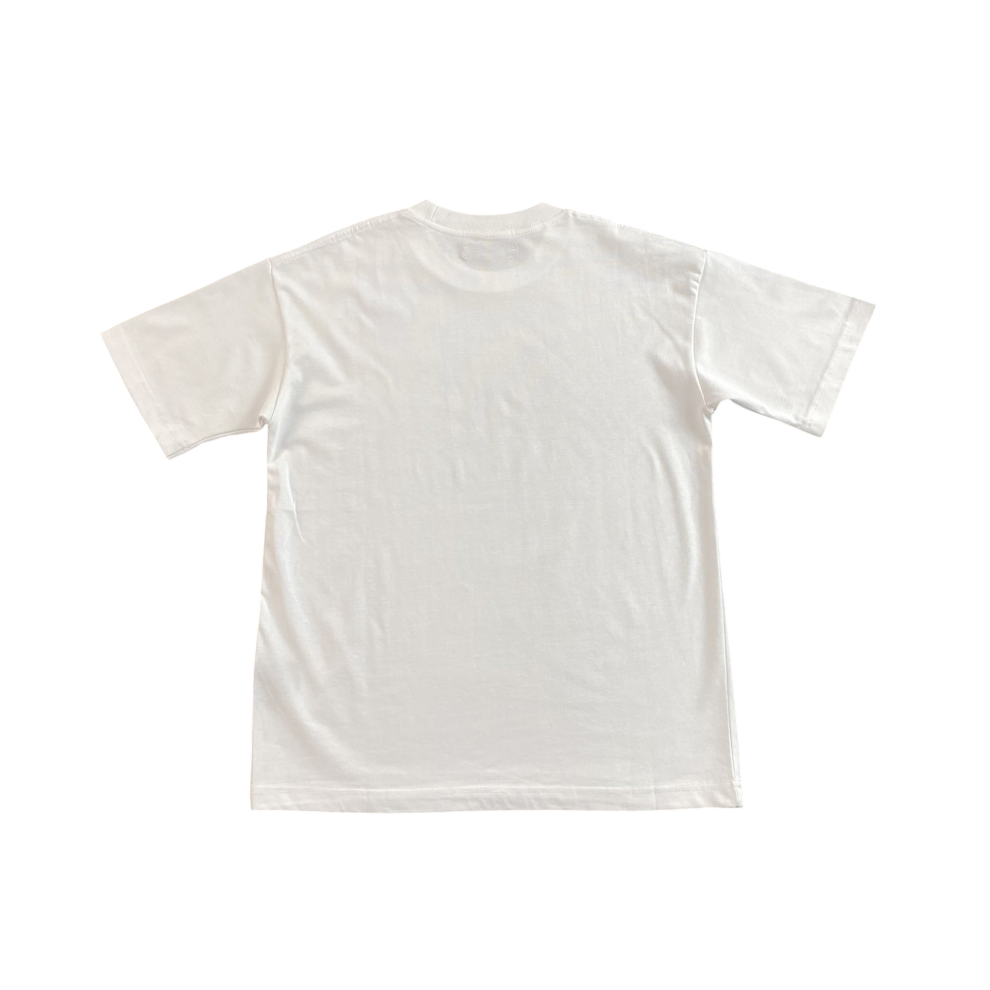 Amiri Hollywood Black White Cotton Crewneck T-Shirt Men's Luxury Fashion Tee