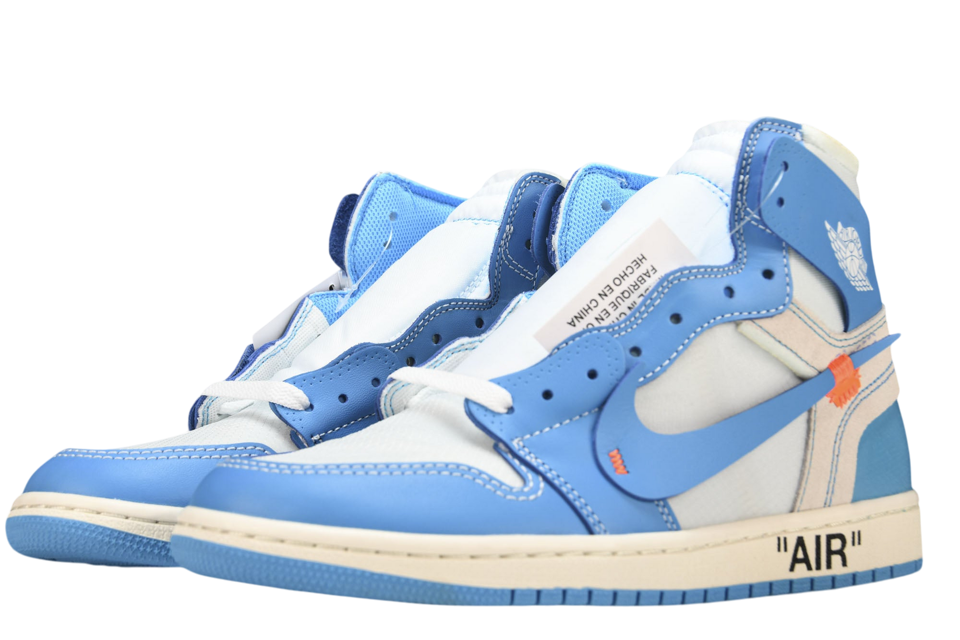 Nike Air Jordan 1 Retro High Off-White UNC Classic Basketball Shoes