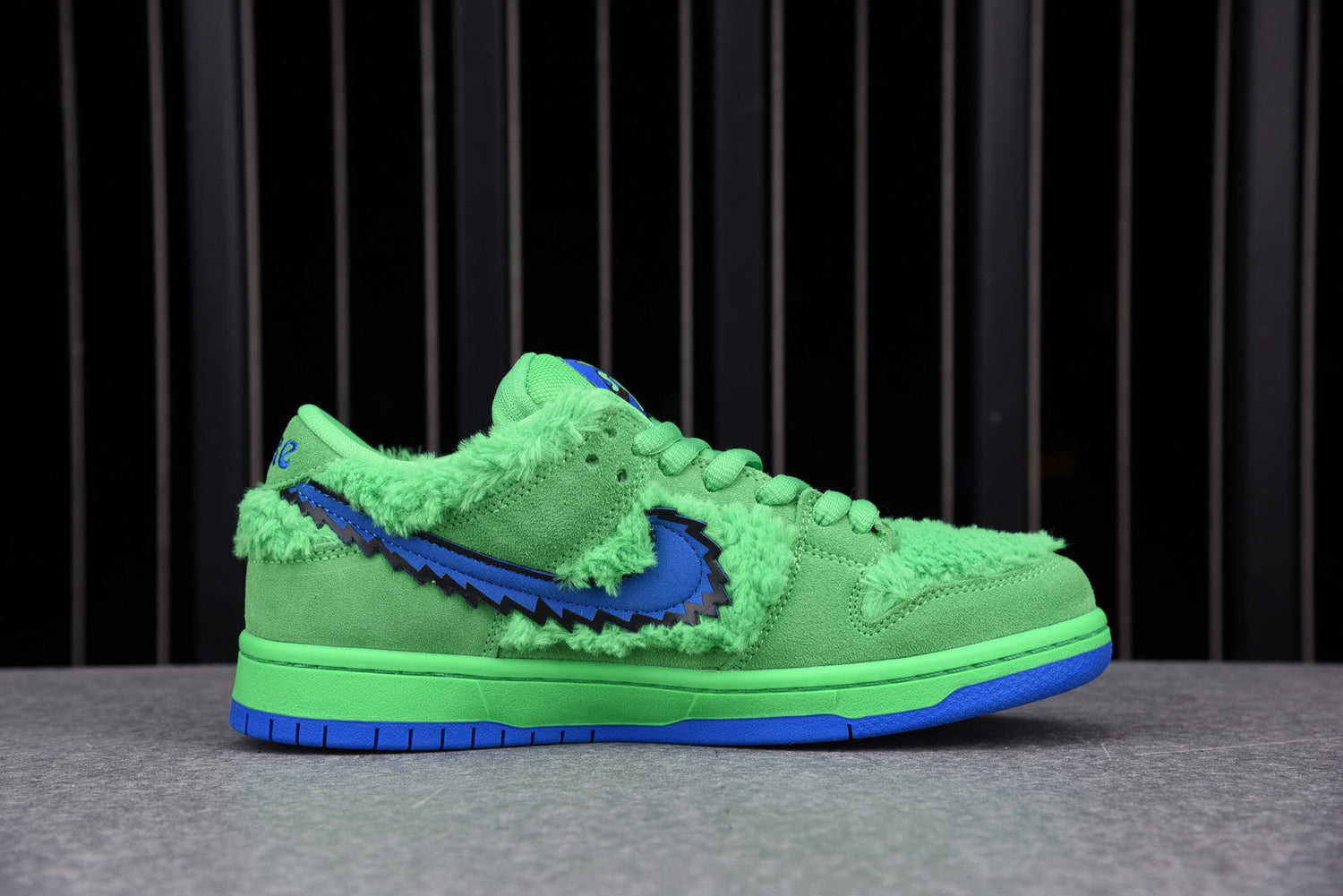 Nike SB Dunk Low Grateful Dead Green Bear Plush Limited Edition Sneakers
