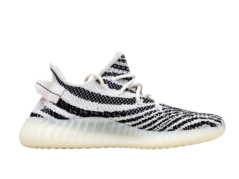 Adidas Yeezy Boost 350 V2 Zebra Iconic Primeknit Sneakers Comfortable Lightweight Footwear