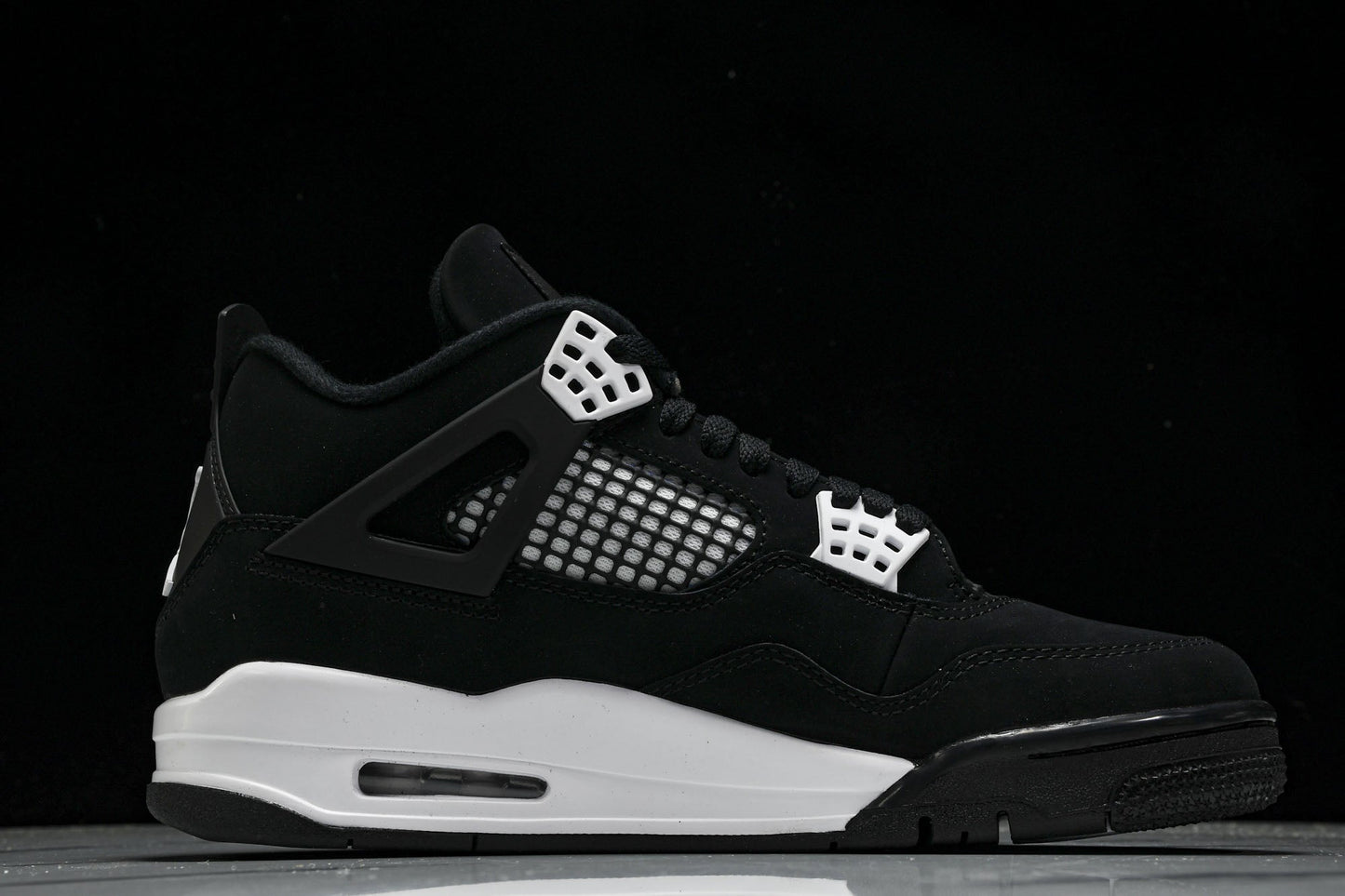 Iconic Air Jordan 4 Retro White Thunder Sneakers: Premium Comfort & Bold Style