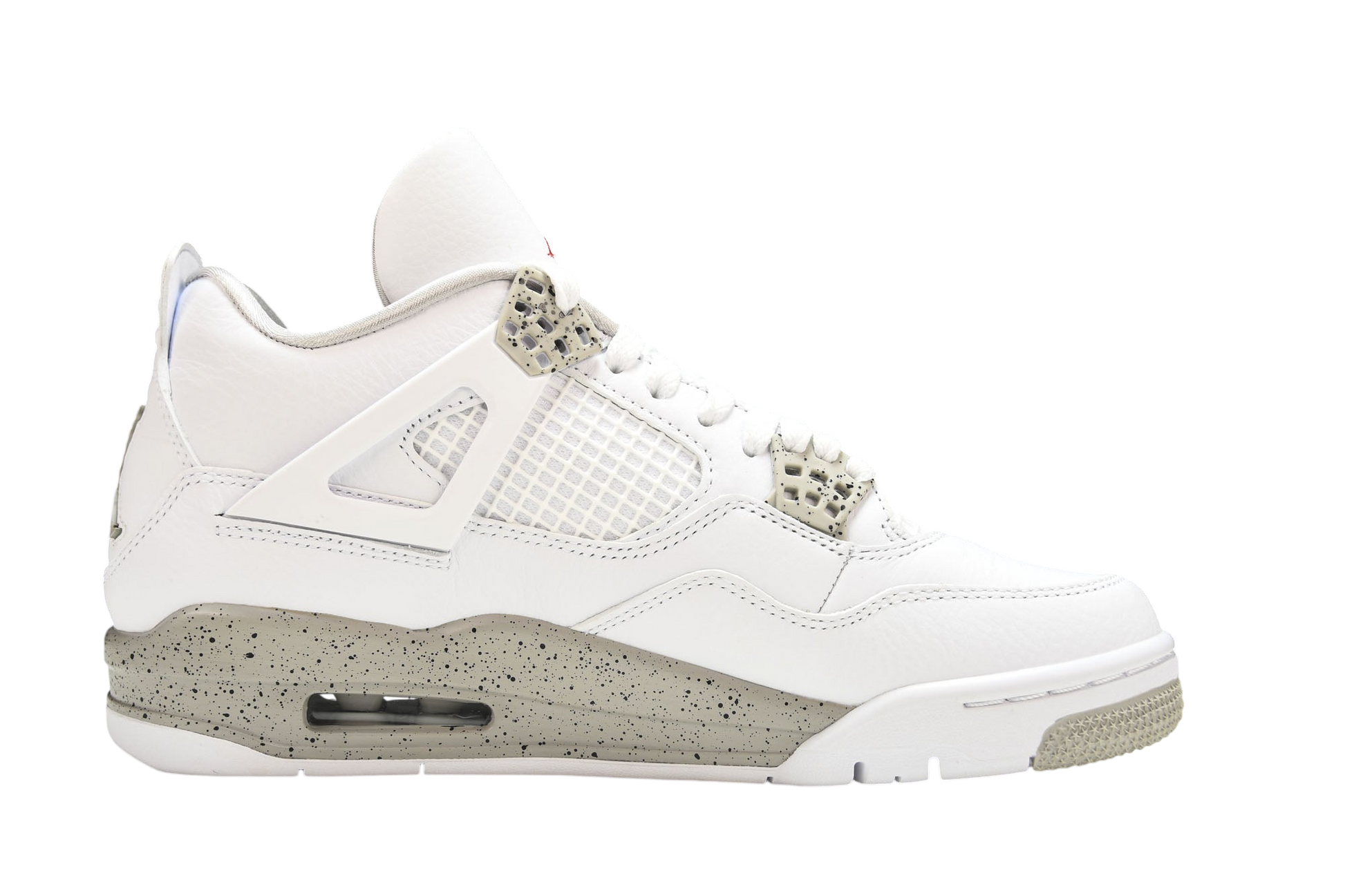 Air Jordan 4 Retro 'White Oreo' 2021 Edition Premium Men's Basketball Sneaker