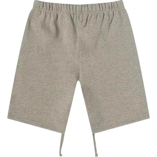 Fear of God Essentials Men's Dark Oatmeal Fleece Sweatshorts SS22 - Comfortable Streetwear