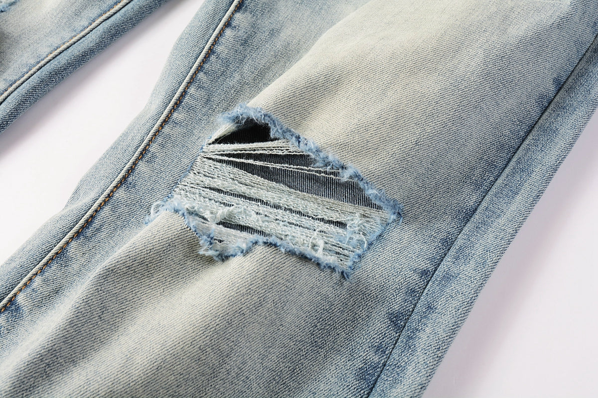 Purple Slim Fit Jeans