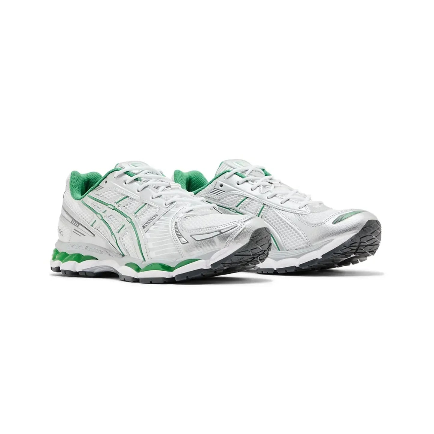 ASICS Gel-Kayano 12.1 'Silver Green' Performance Running Shoes Cushioned Comfort
