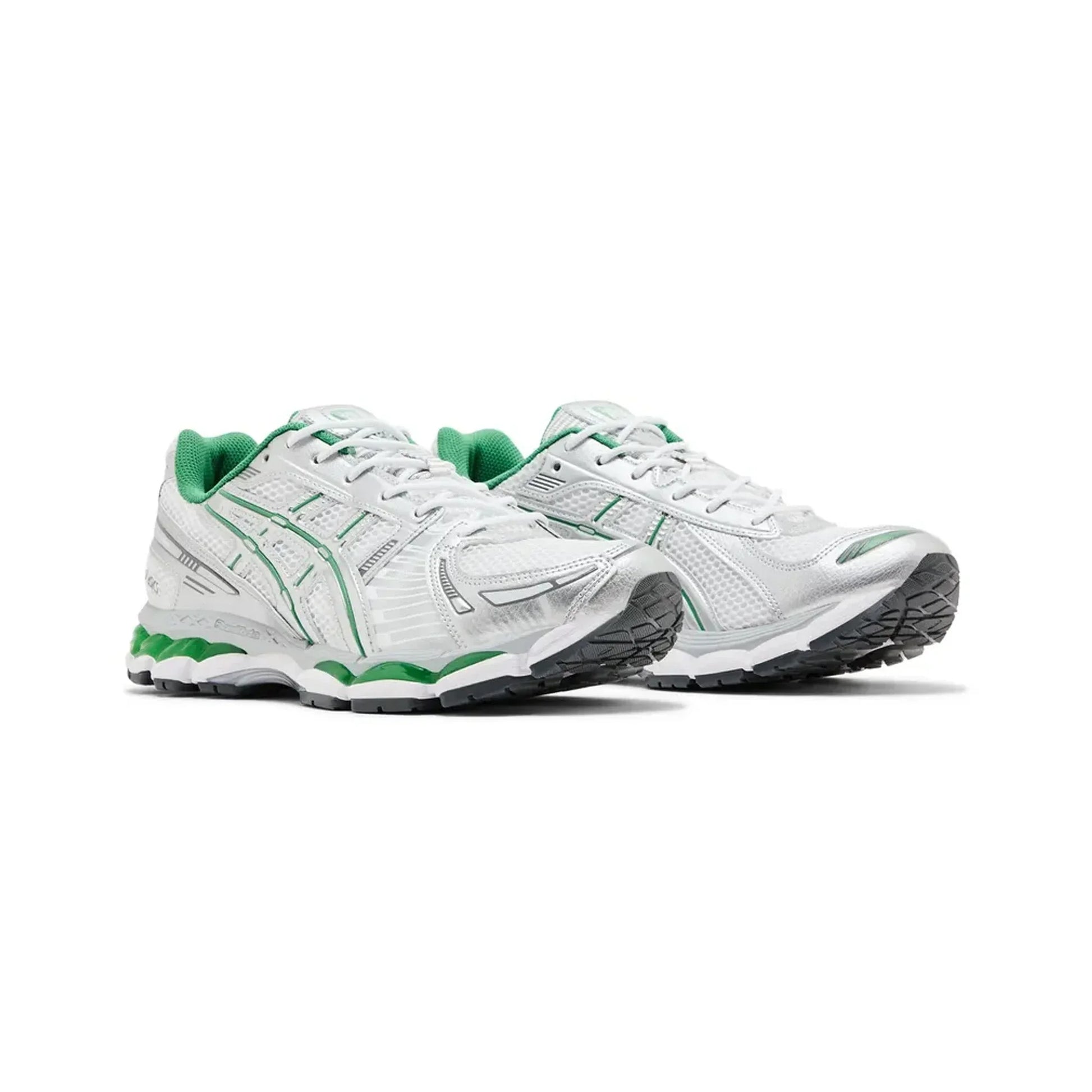 ASICS Gel-Kayano 12.1 'Silver Green' Performance Running Shoes Cushioned Comfort