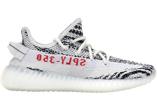 Adidas Yeezy Boost 350 V2 Zebra Iconic Primeknit Sneakers Comfortable Lightweight Footwear