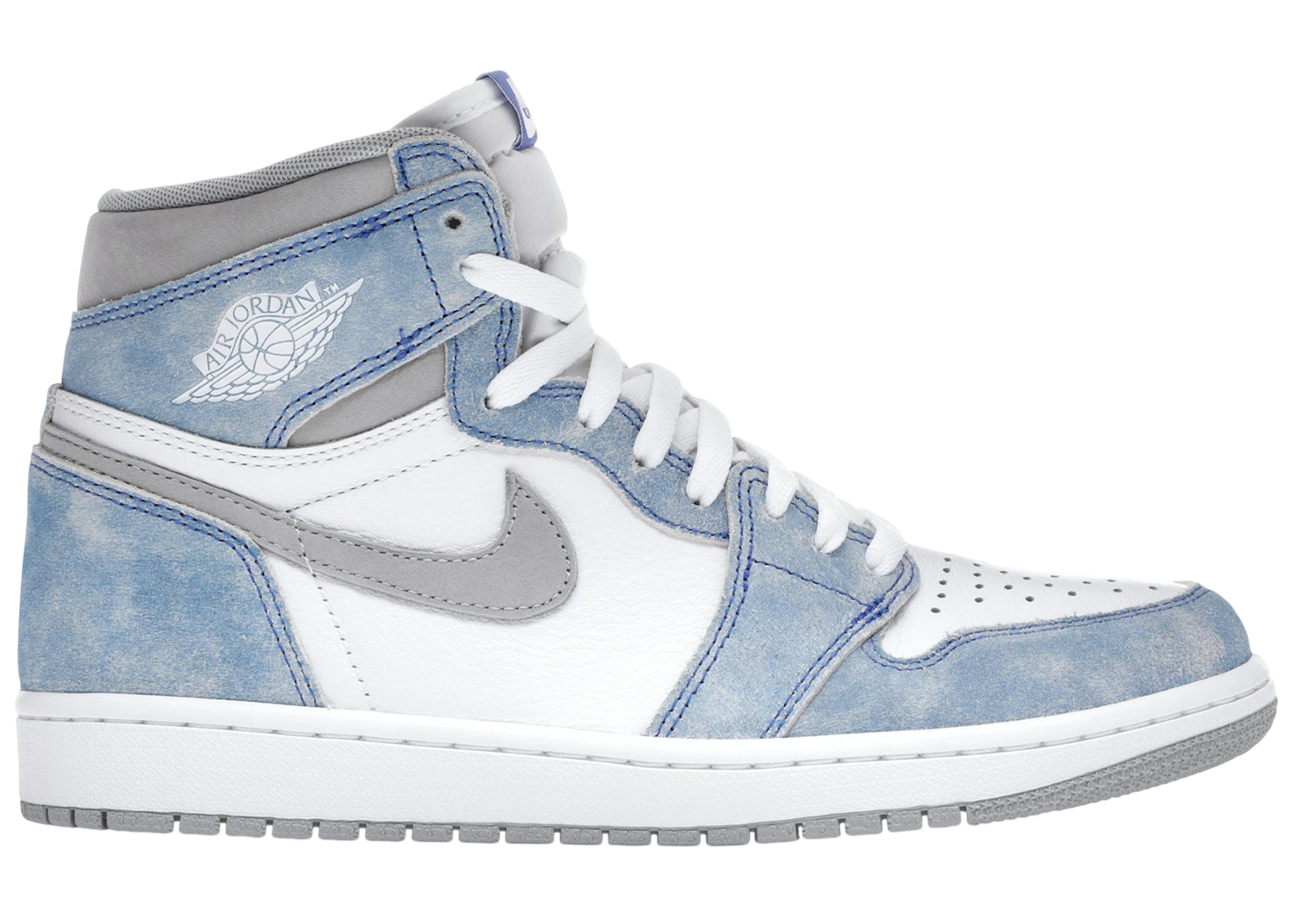 Nike Air Jordan 1 Retro High Hyper Royal Smoke Grey Sneakers