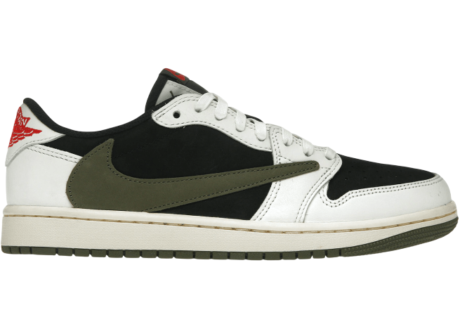Air Jordan 1 Low OG Travis Scott Olive Women's Iconic Sneaker Style