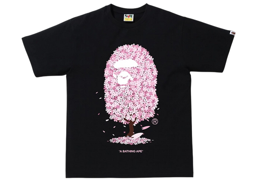 BAPE A Bathing Ape Sakura Tree Tee Casual Streetwear T-Shirt