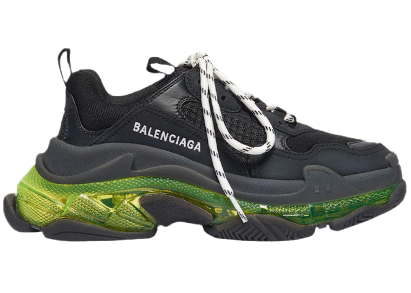 B shoes Green and black