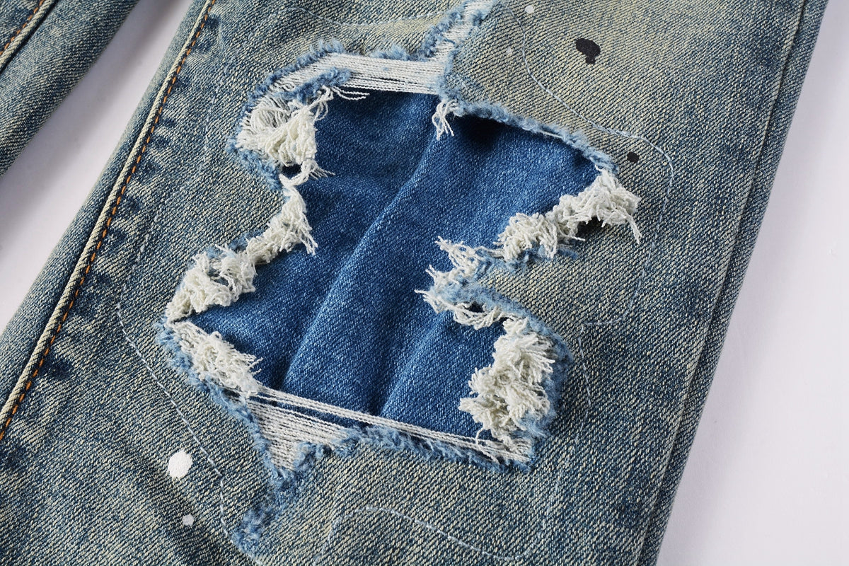 Purple Slim Fit Jeans