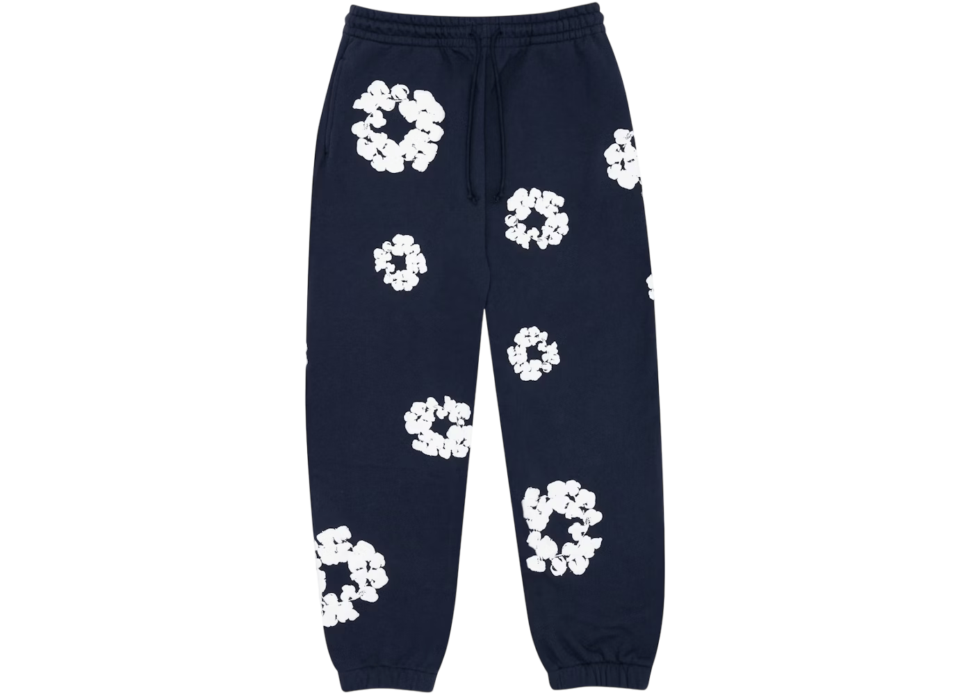 Denim Tears Cotton Wreath Navy Sweatpants: Ultra-Soft Comfort, Iconic Style for Everyday Wear