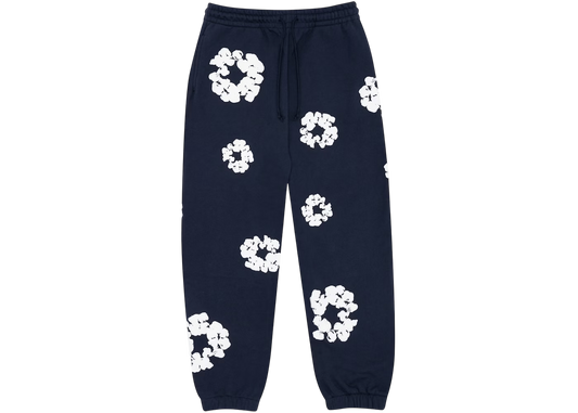Denim Tears Cotton Wreath Navy Sweatpants: Ultra-Soft Comfort, Iconic Style for Everyday Wear