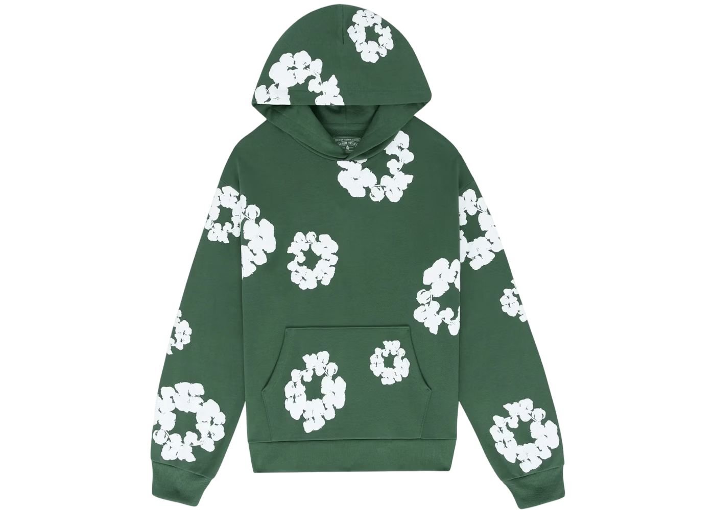 Denim Tears Cotton Wreath Sweatshirt Green: Premium Fleece Comfort Apparel