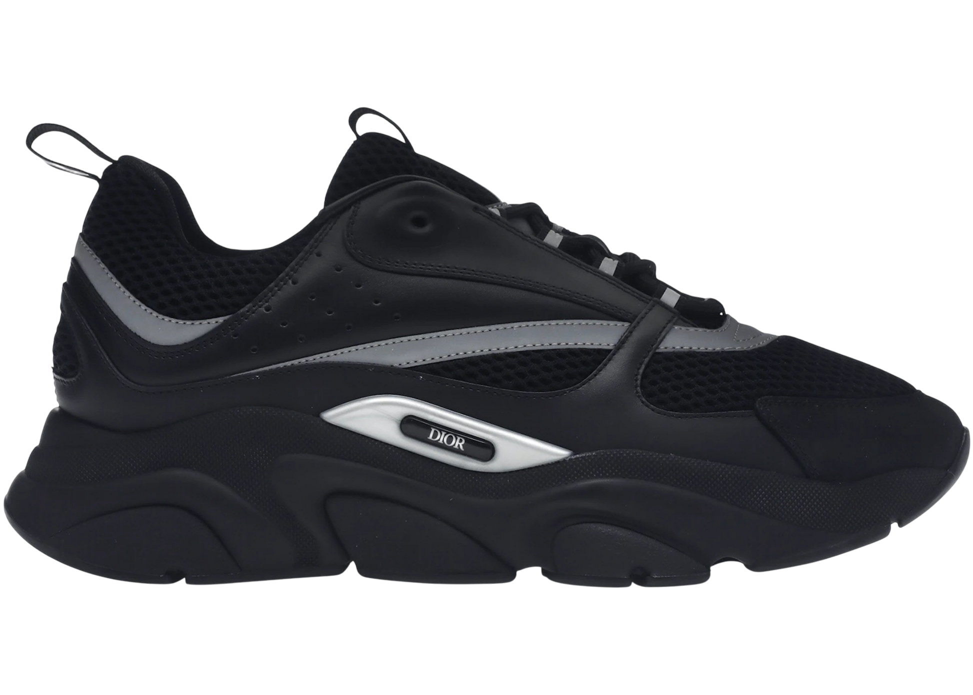 Dior B22 Black Silver Men's Designer Sneakers - Premium Fashion Streetwear Shoes