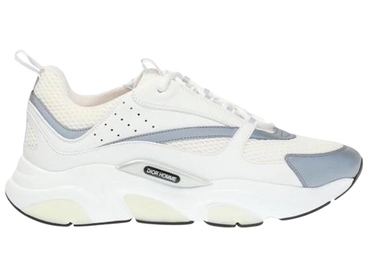 Dior B22 White Silver Luxury Sneaker - Premium Streetwear Athletic Design