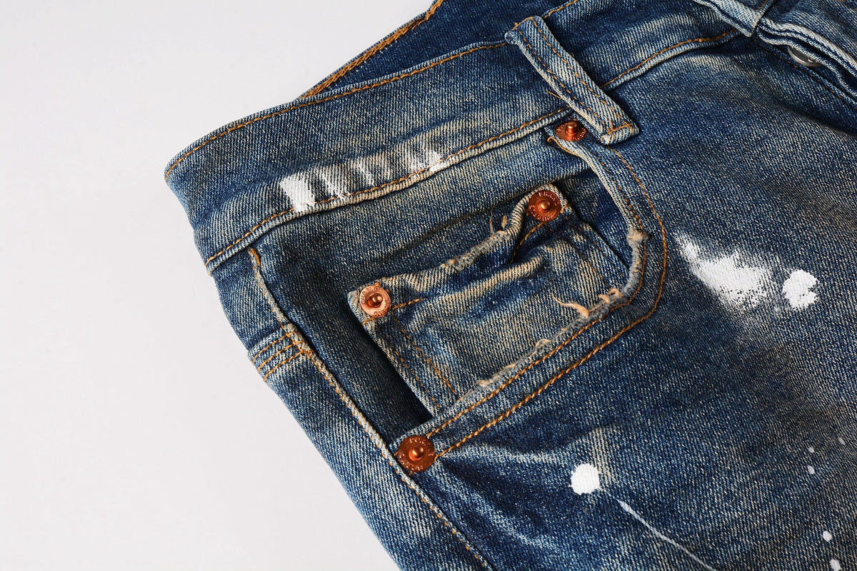 Purple Faded Slim Jeans