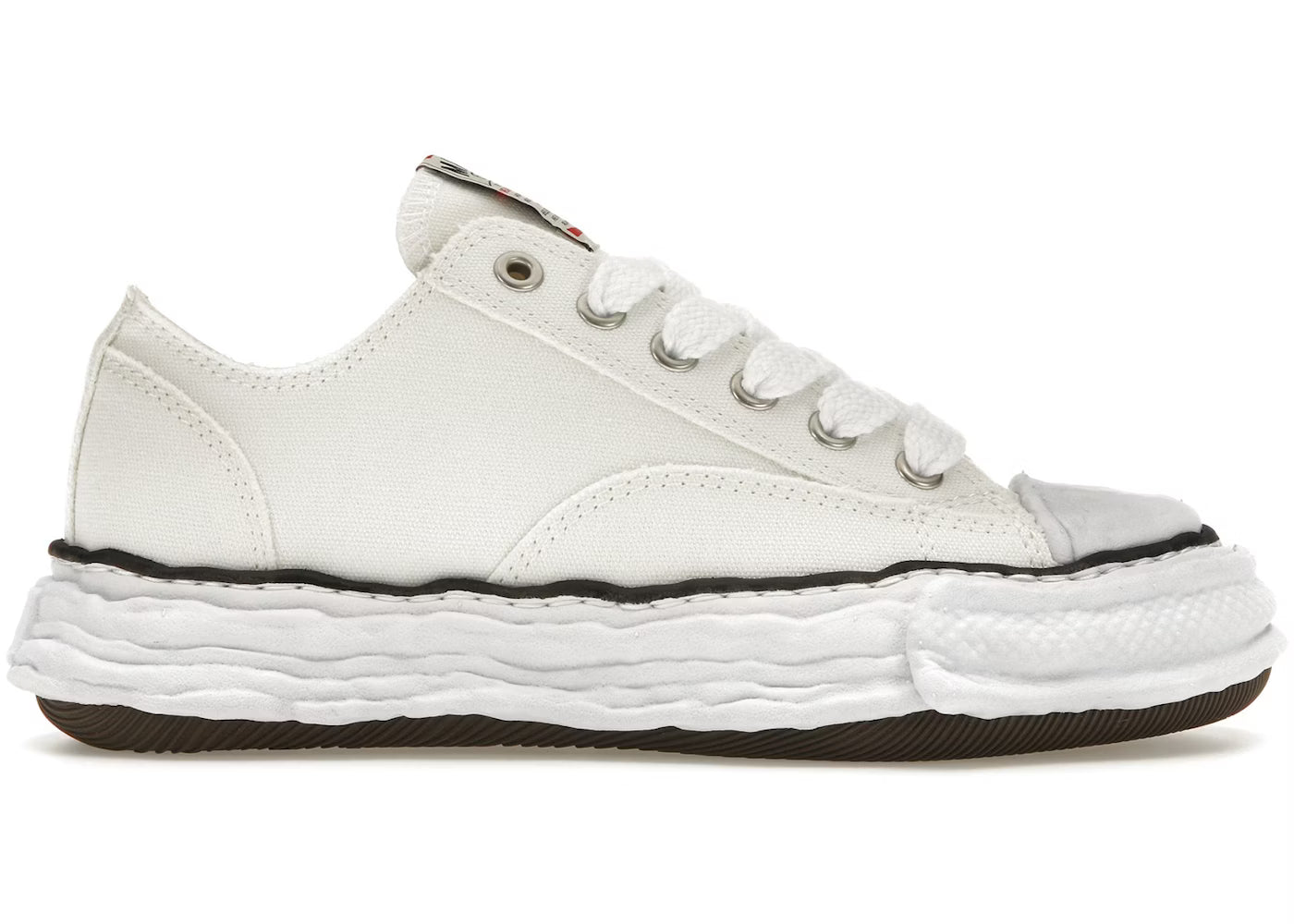 Maison Mihara Yasuhiro Peterson OG Sole Canvas Low White Fashion Sneakers