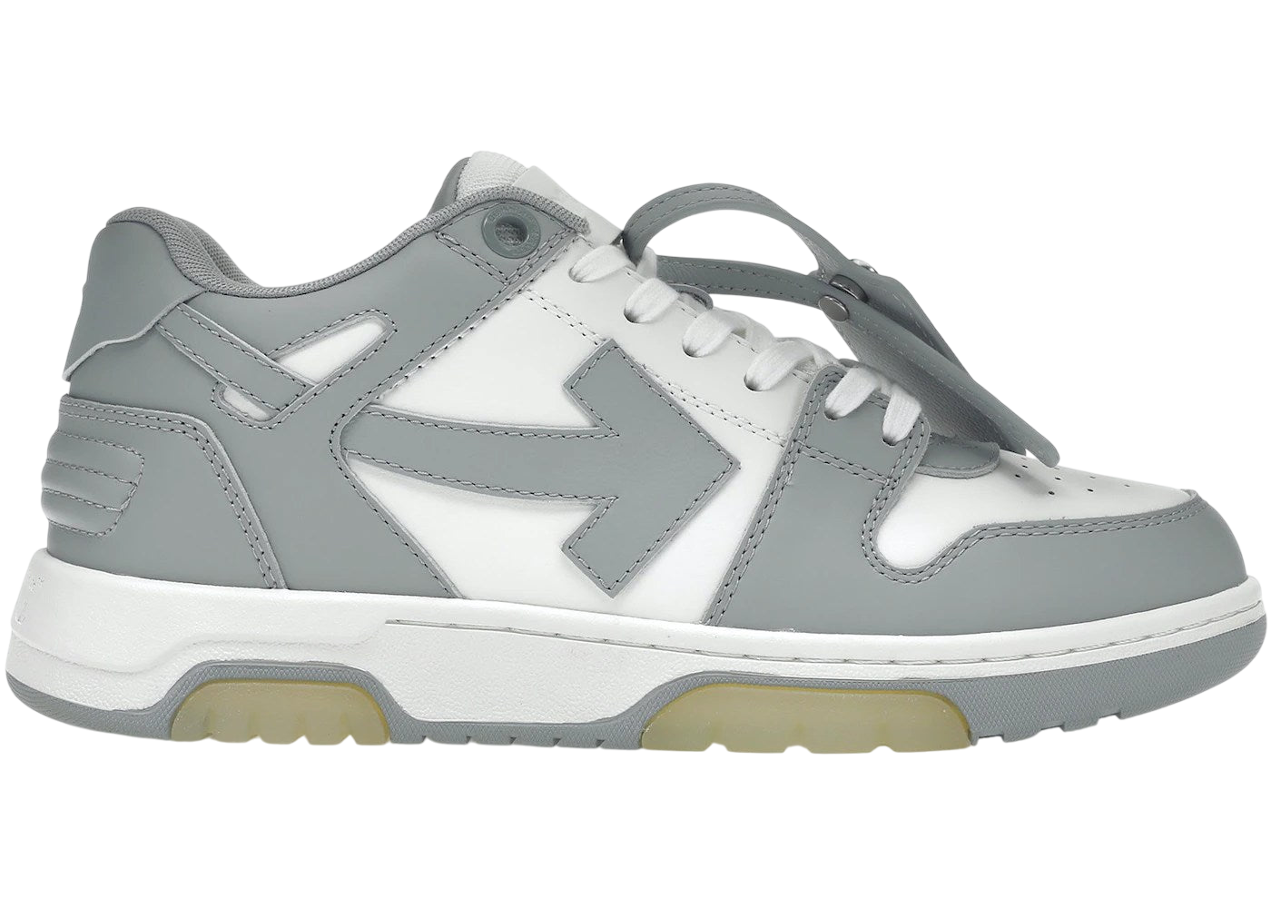Off-White Out Of Office OOO Low-Top Sneakers Grey White Casual Shoes