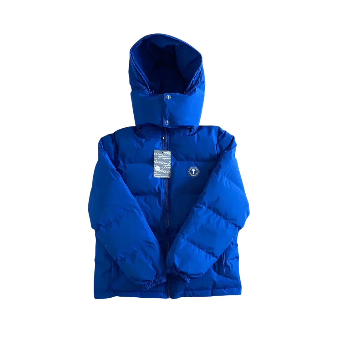 Dazzling Blue Irongate Hooded Puffer Jacket - VDRXPLG🔌