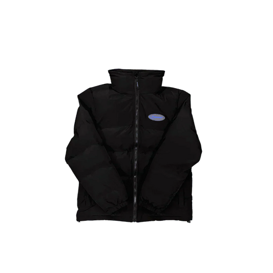 Black/Purple Hyperdrive Puffer Jacket - VDRXPLG🔌