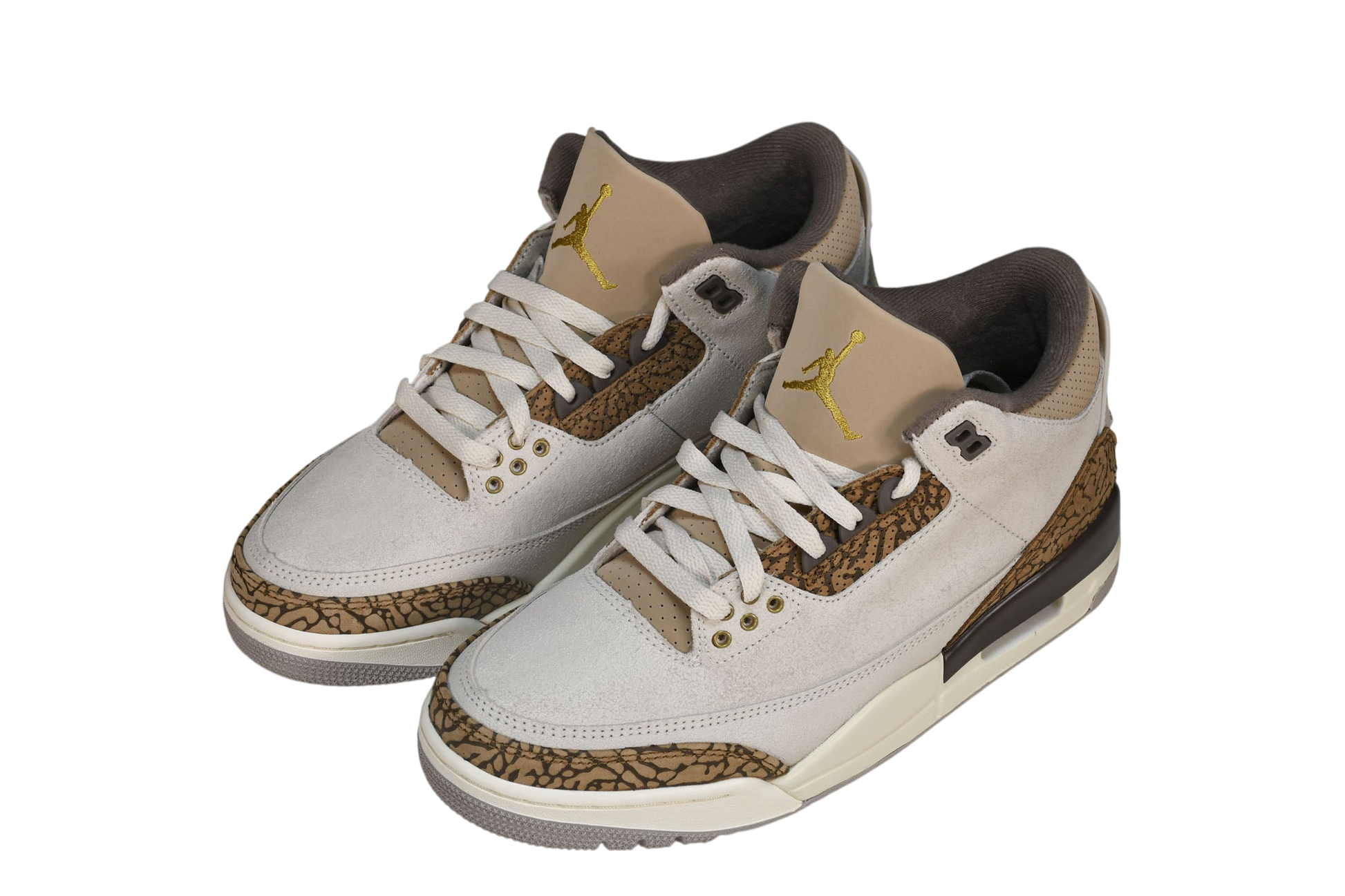 Air Jordan 3 Retro Palomino Sneakers: Premium Leather, Iconic Style, Supreme Comfort