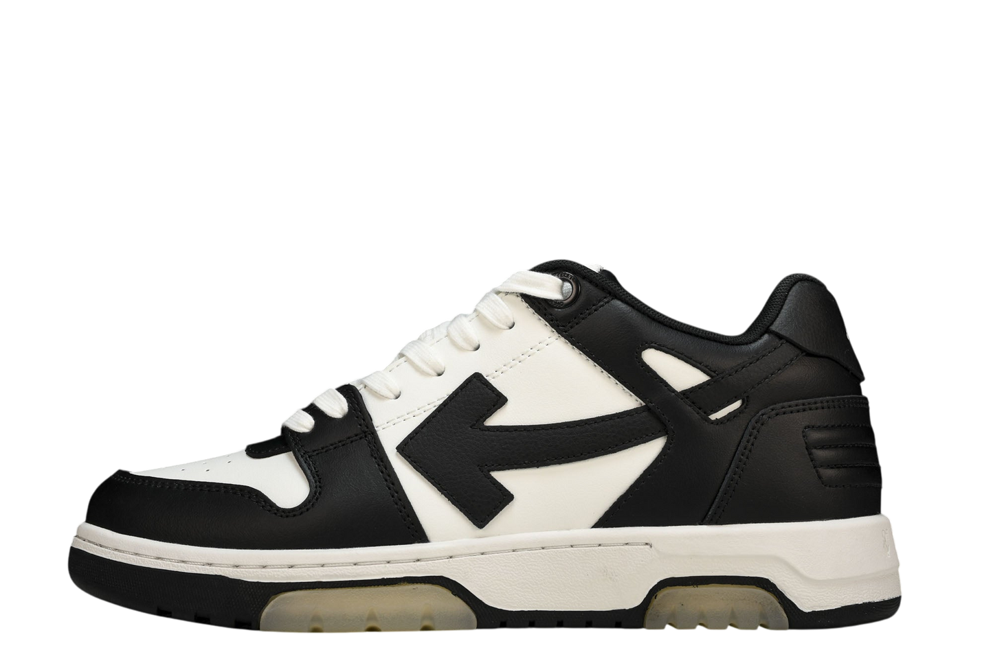 Off-White OOO Low-Top Sneakers: Classic White/Black Design, Premium Comfort