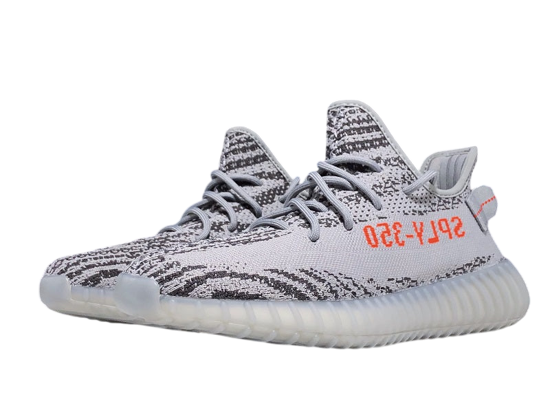 Iconic Adidas Yeezy Boost 350 V2 Blue Tint Primeknit Everyday Sneakers