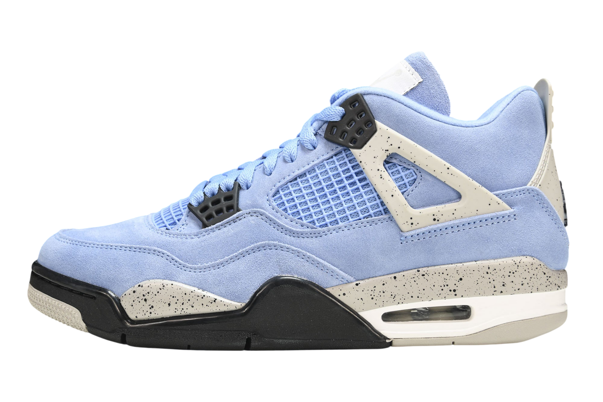 Air Jordan 4 Retro University Blue Sneakers - Iconic Men's Style