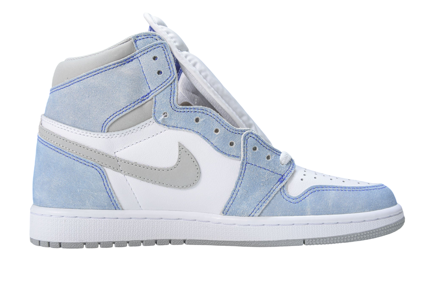 Nike Air Jordan 1 Retro High Hyper Royal Smoke Grey Sneakers