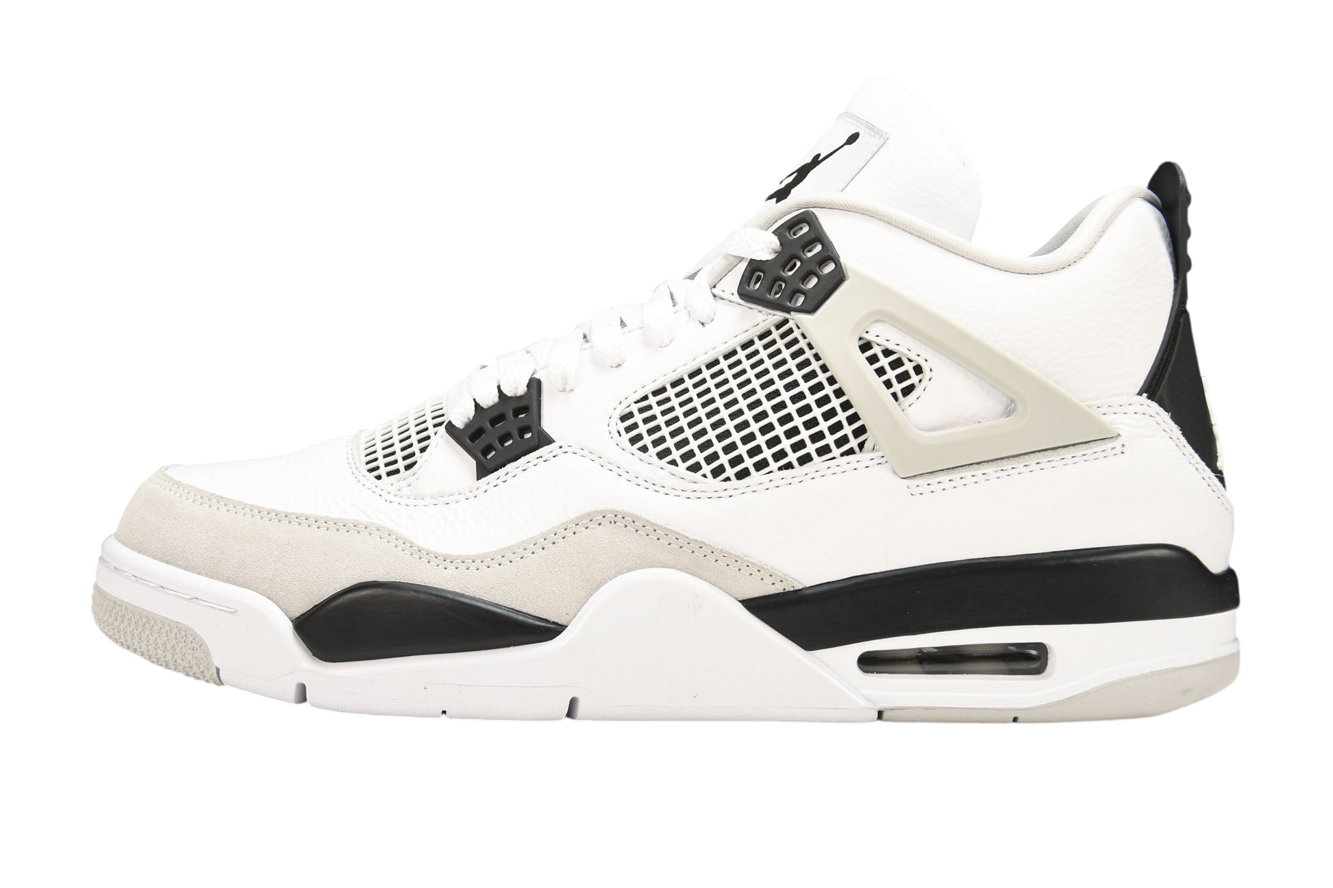 Iconic Air Jordan 4 Retro Military Black Sneakers: Classic Style & Comfort