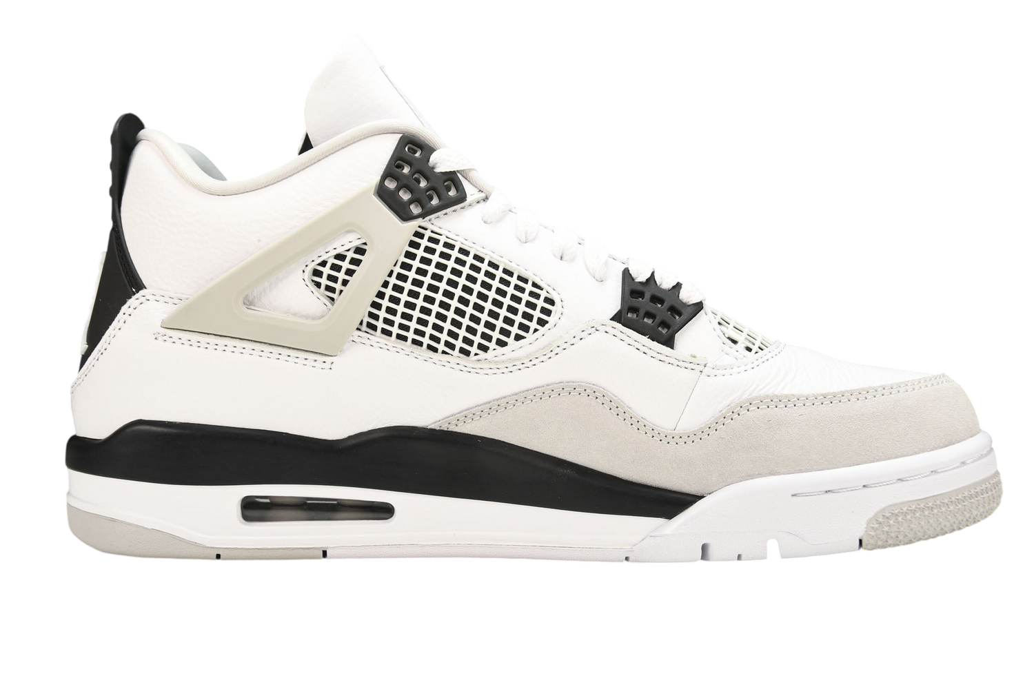 Iconic Air Jordan 4 Retro Military Black Sneakers: Classic Style & Comfort
