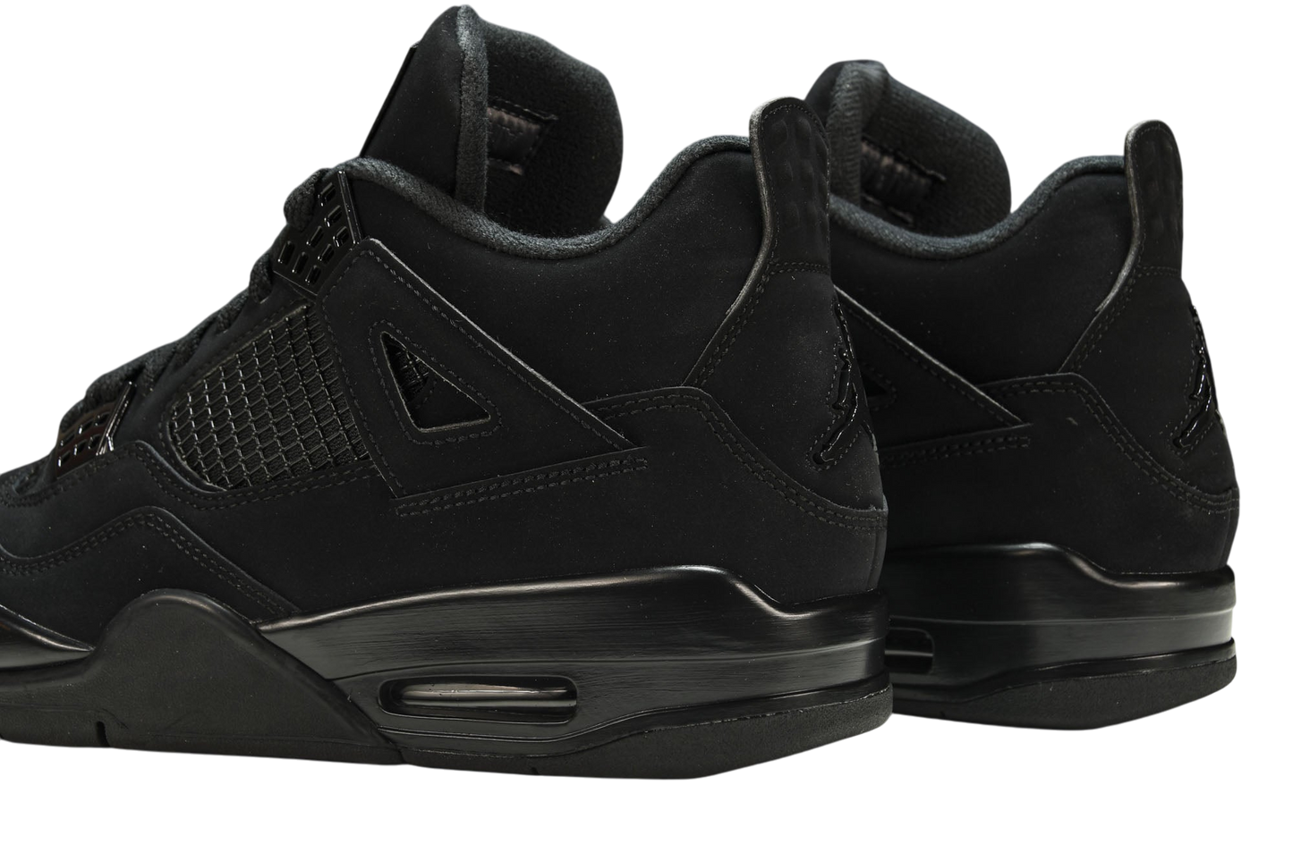 Air Jordan 4 Retro Black Cat 2020 Premium Suede Men's Iconic Sneakers