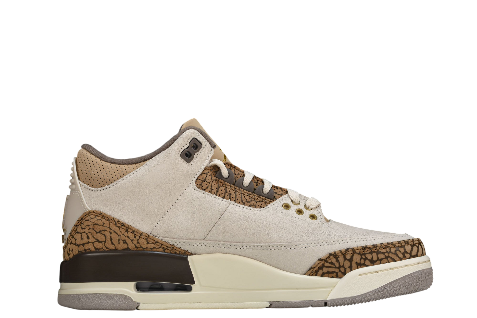 Air Jordan 3 Retro Palomino Sneakers: Premium Leather, Iconic Style, Supreme Comfort