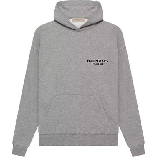 Fear of God Essentials Dark Oatmeal Hoodie SS22 – Relaxed Fit Comfort