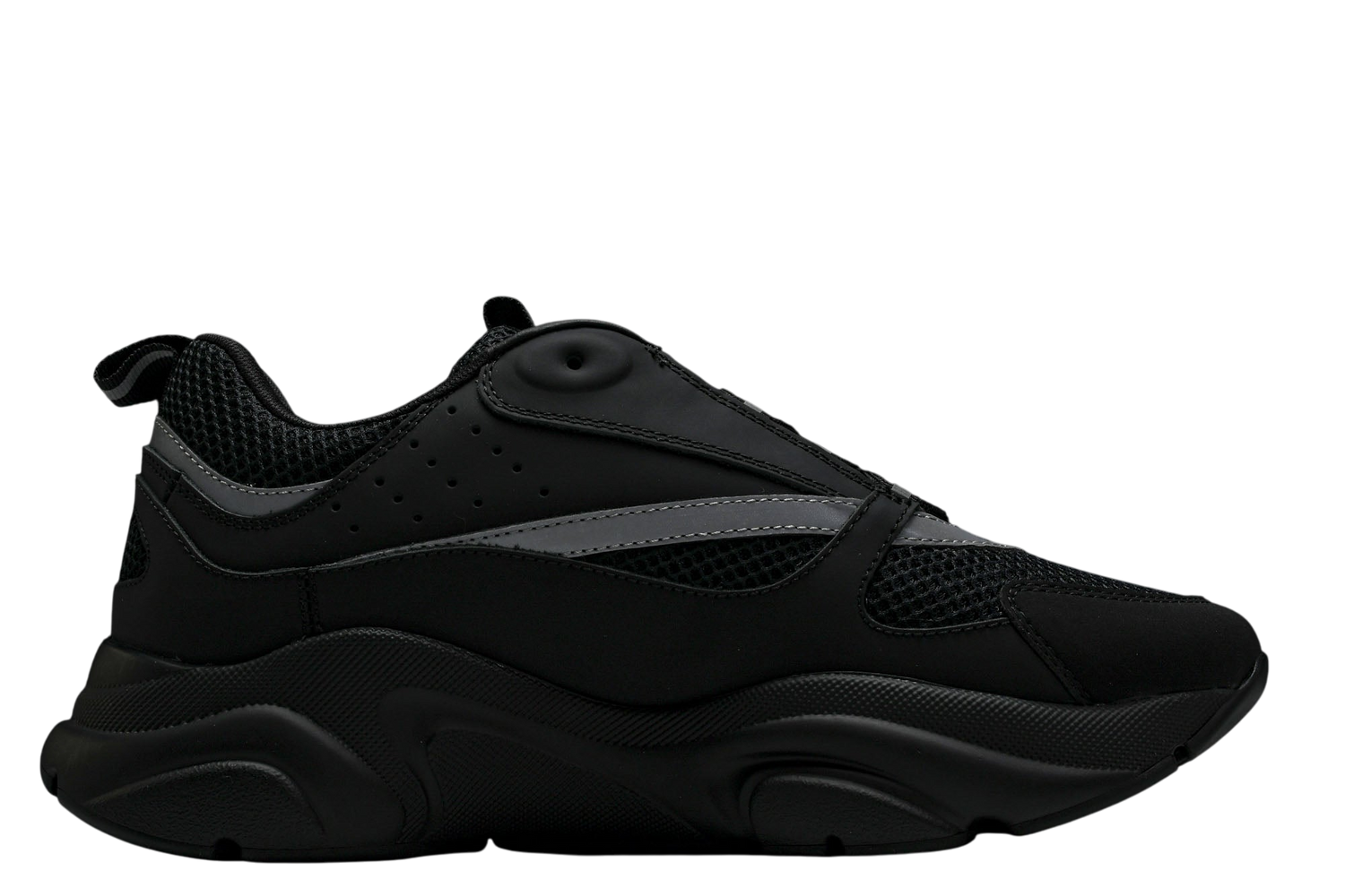 Dior B22 Black Silver Men's Designer Sneakers - Premium Fashion Streetwear Shoes