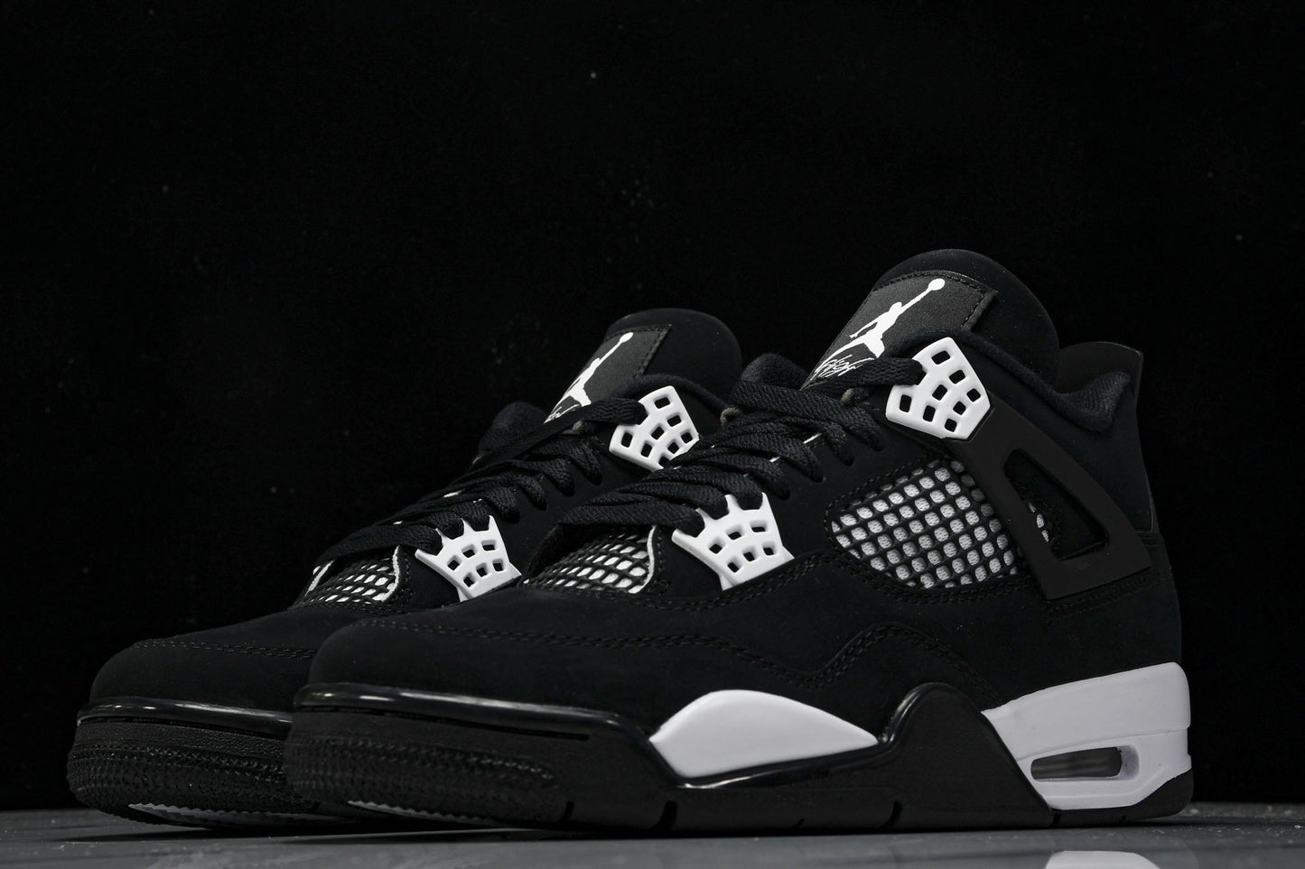 Iconic Air Jordan 4 Retro White Thunder Sneakers: Premium Comfort & Bold Style