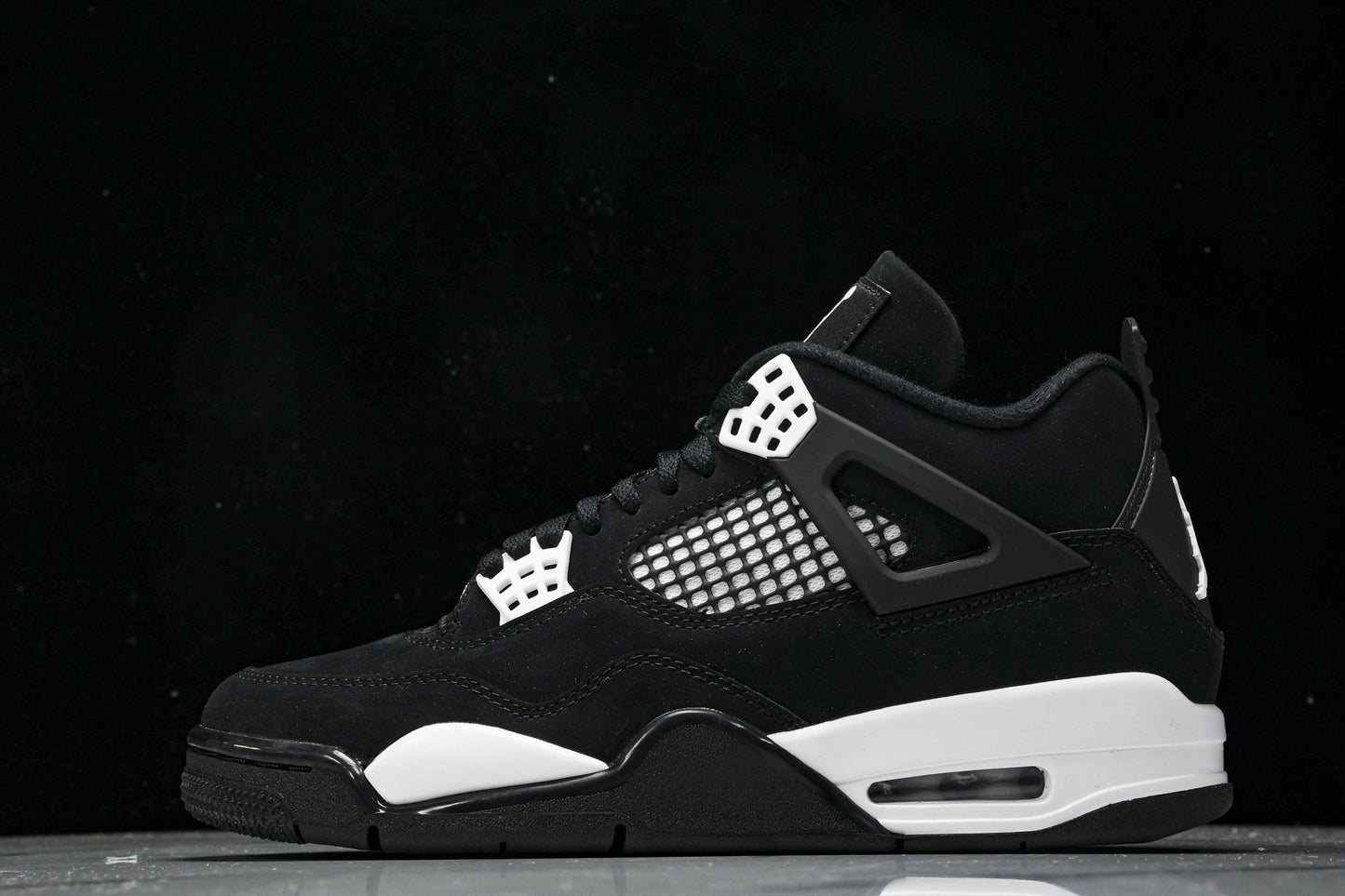 Iconic Air Jordan 4 Retro White Thunder Sneakers: Premium Comfort & Bold Style